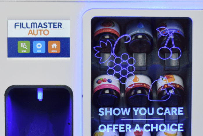 photo of a Fillmaster Auto flavoring machine